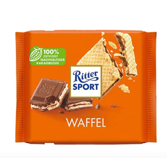 Ritter sport chocolate waffel