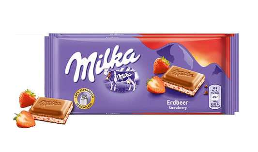 Milka strawberry