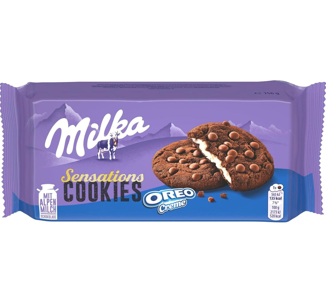 Milka sensations oreo cream cookies