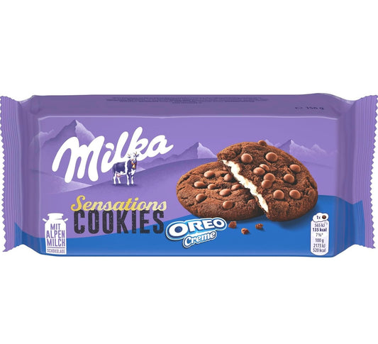 Milka sensations oreo cream cookies