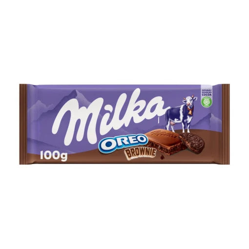 Milka oreo brownie