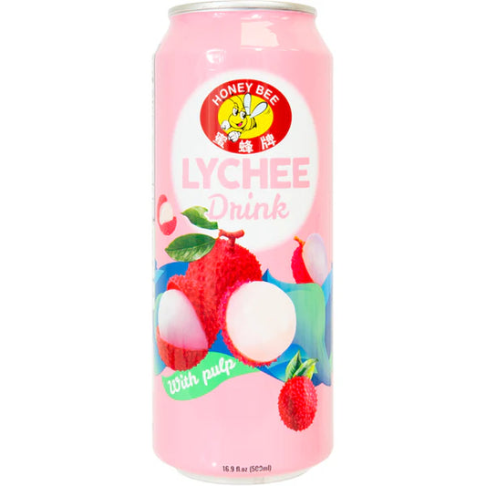 Honey Bee Lychee Drink w/ Pulp