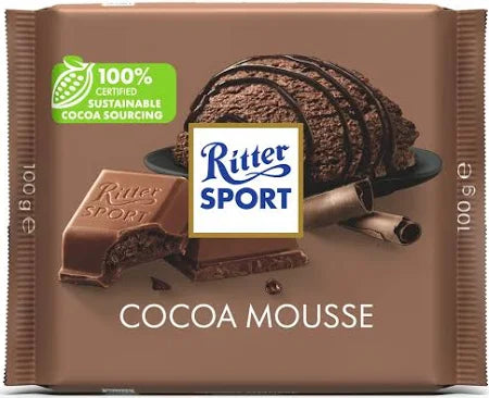 Ritter sport chocolate mousse